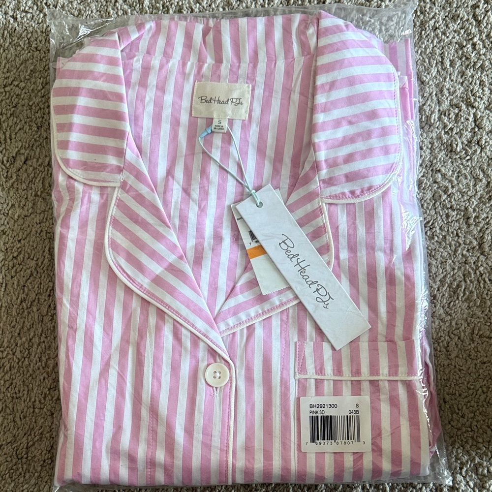 Bed Head PJs Pink Striped Pajamas